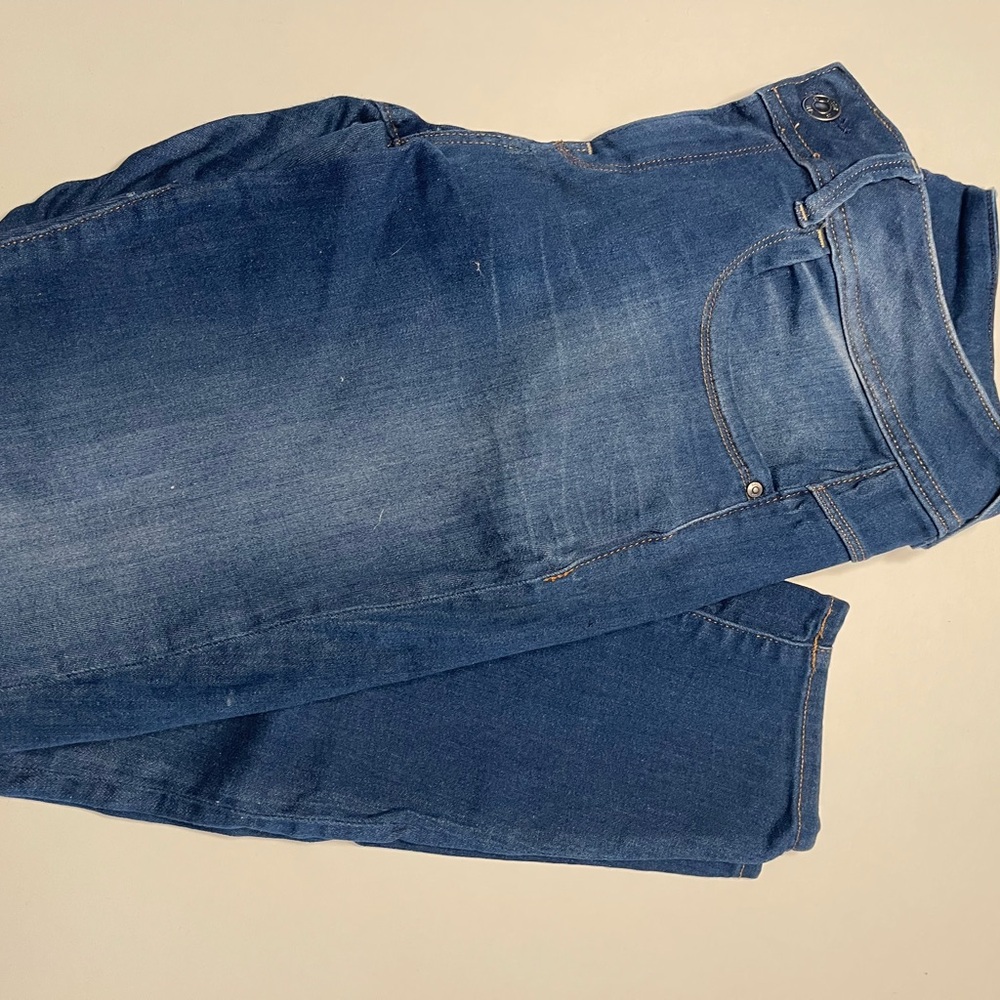 Women's Straight Leg Blue Jeans